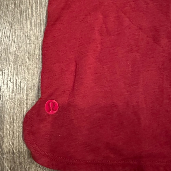 LULULEMON CIRCADIAN V NECK TANK Heathered Cranberry Red Wine Maroon SIZE 10? - Picture 13 of 13